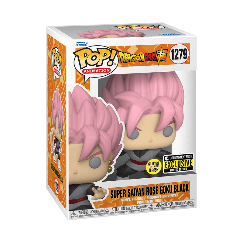 Funko Pop! Animation: Dragon Ball – Goku Black Super Saiyan Rosé | 9 cm Vinyl-Sammlerfigur - AnimeGo