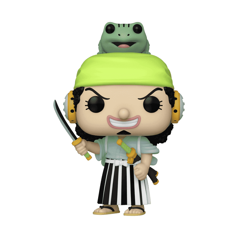 Funko Pop! Animation: One Piece - Lysop im Wano-Outfit | 9 cm Vinyl-Sammlerfigur - AnimeGo