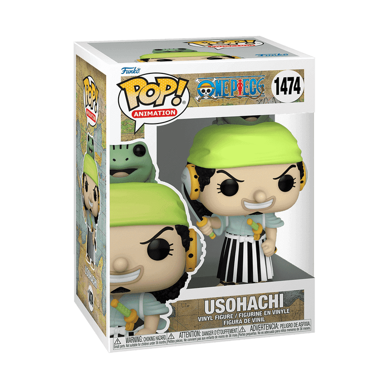 Funko Pop! Animation: One Piece - Lysop im Wano-Outfit | 9 cm Vinyl-Sammlerfigur - AnimeGo