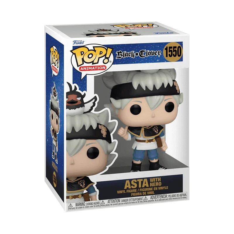 Funko Pop! Black Clover – Asta mit Nero | 9 cm Vinyl-Figur - AnimeGo