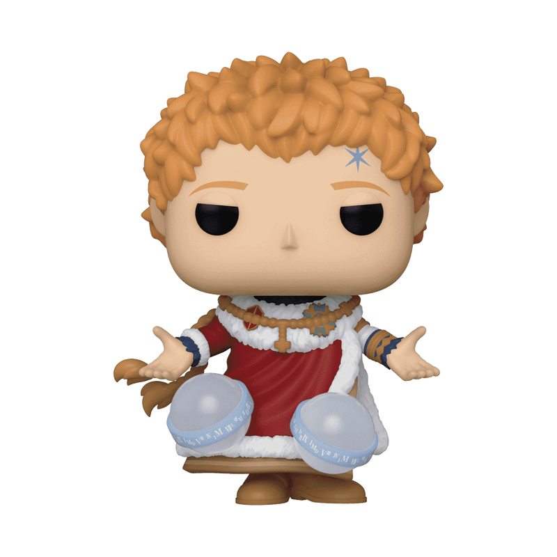 Julius Novachrono Funko Pop Figur mit Magie-Effekt aus Black Clover, 9 cm groß.