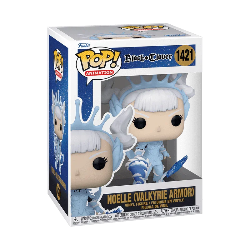 Funko Pop! Black Clover – Noelle mit Valkyrie Armor | 9 cm Vinyl-Figur - AnimeGo