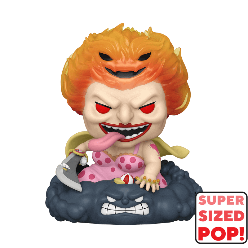 Hungry Big Mom Funko Pop Deluxe Figur aus One Piece – 17,4 cm mit Homies