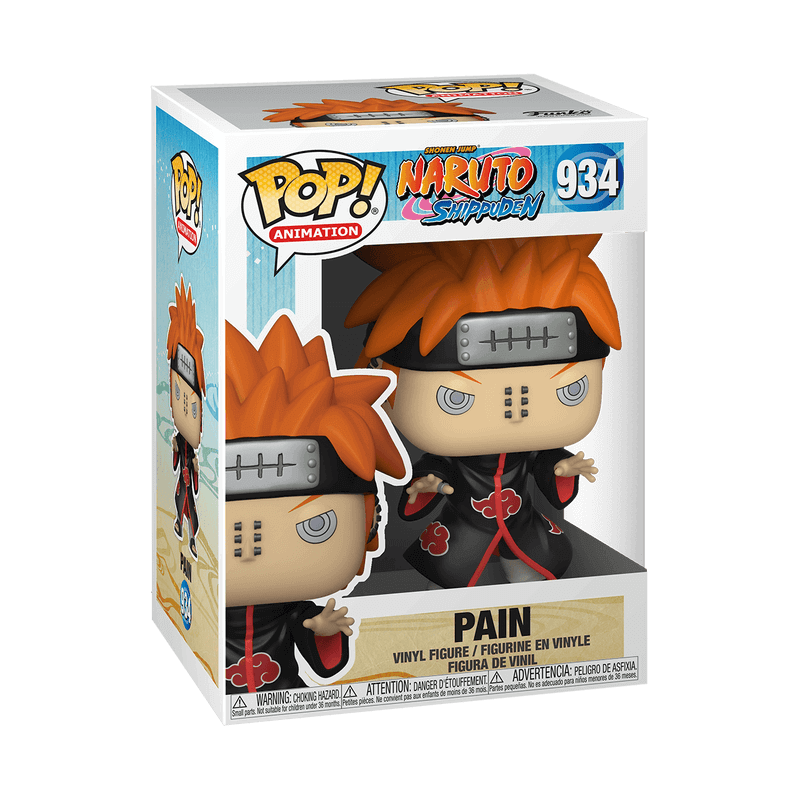 Funko Pop! Naruto Shippuden – Pain 9 cm Vinyl-Figur im Fensterbox.
