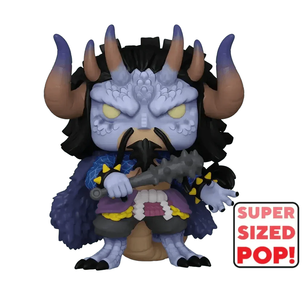 Kaido One Piece super sized Funko Pop originalverpackt in Fensterboxen. AnimeGo
