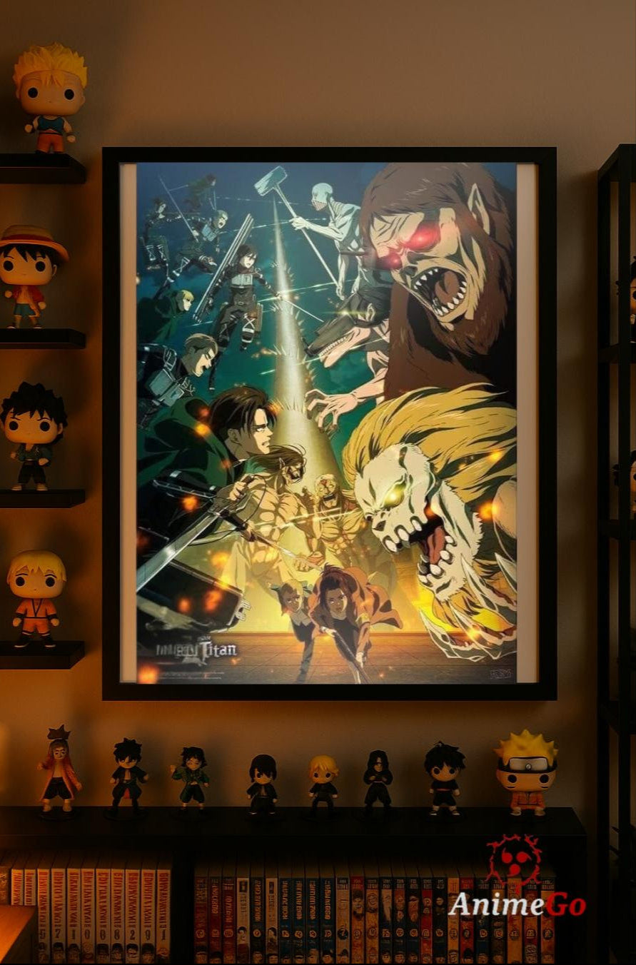 Attack on Titan Chibi-Poster – Paradis vs. Mahr - AnimeGo