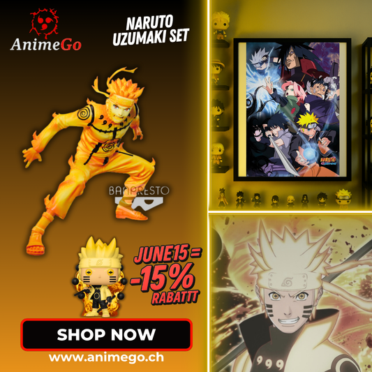 Naruto Ultimate Bundle – 2x Figur + Ninja War Poster