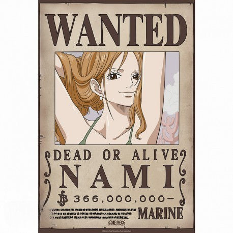 Nami Wanted Poster- One Piece Wanted 