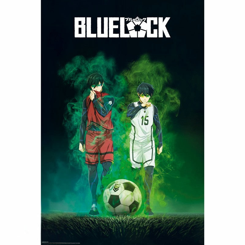 Blue Lock Poster – Isagi vs. Rin | 91,5 x 61 cm - AnimeGo