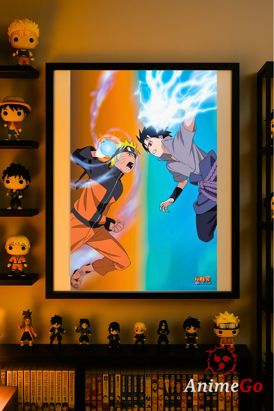 Naruto vs. Sasuke – Poster (91,5 × 61 cm)