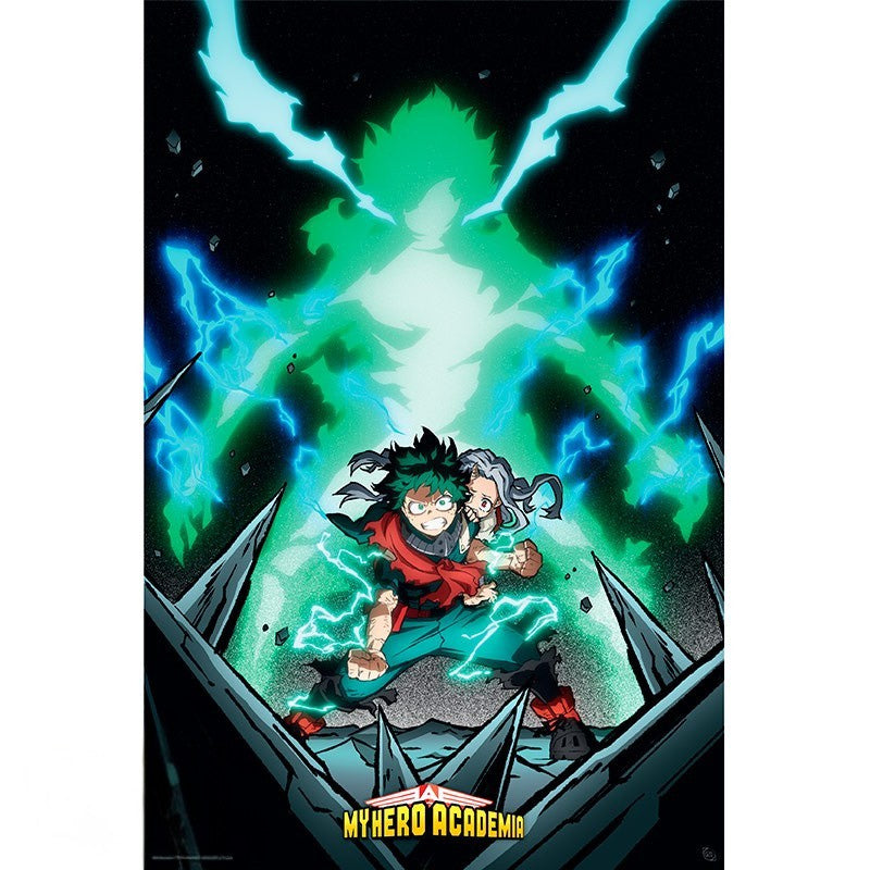 My Hero Academia – Poster 91,5 x 61 cm | Izuku & Eri im Kampf gegen Overhaul - AnimeGo