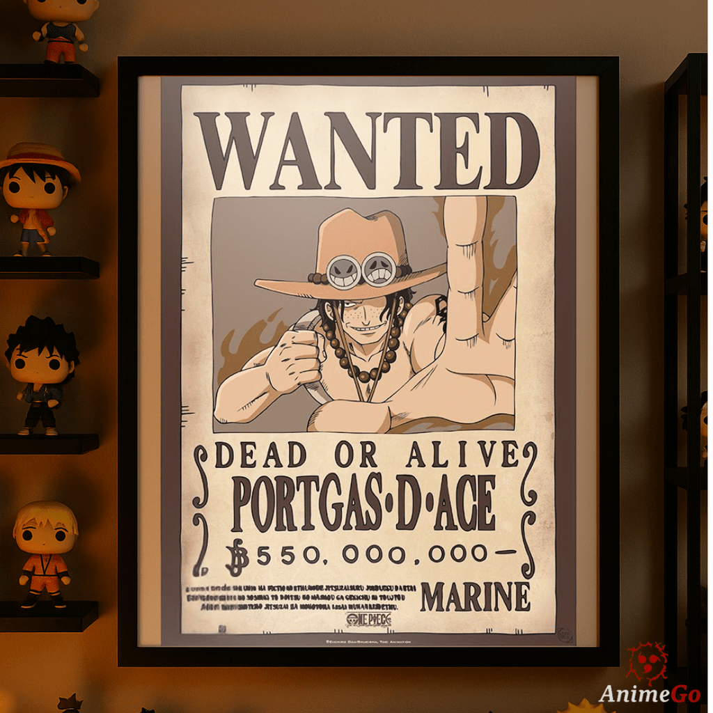 Ace – Wanted Poster (2 Größen) - AnimeGo