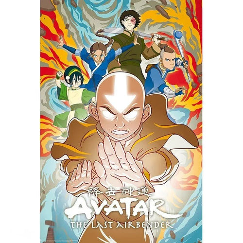 Avatar Poster - Meisterung der Elemente (91,5 × 61 cm) - AnimeGo