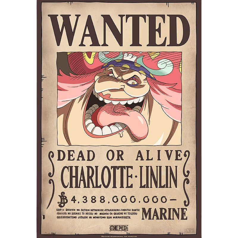 Big Mom – Wanted Poster (52 × 38 cm) - AnimeGo