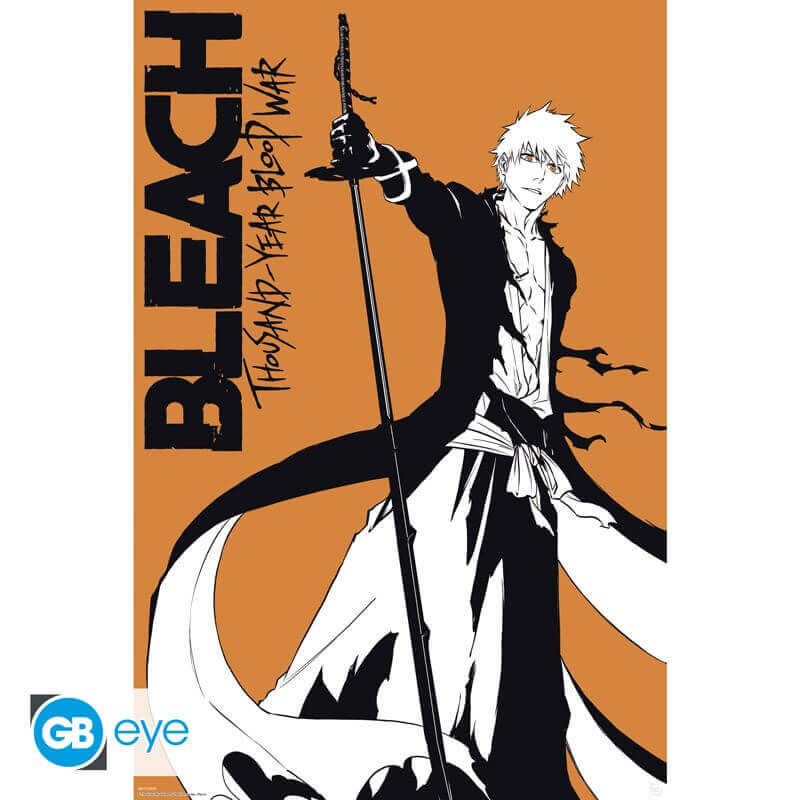 Bleach TYBW Poster – Ichigo | 91,5 x 61 cmCollectiblesAnime,Bleach,Dekoration,Geschenkidee,Ichigo,PosterAnimeGo