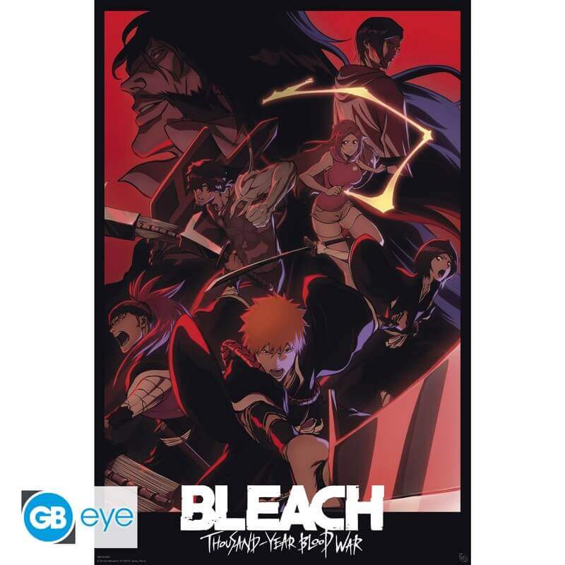 Bleach TYBW Poster – Die Shinigamis vs Quincy | Ichigo, Yhwach und mehr| 91,5 x 61 cmCollectiblesAnime,Bleach,Dekoration,Geschenkidee,Ichigo,PosterAnimeGo