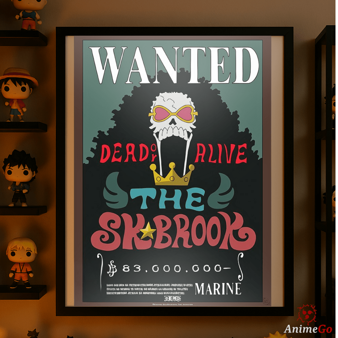 Brook Wano – Wanted Poster (2 Größen) - AnimeGo