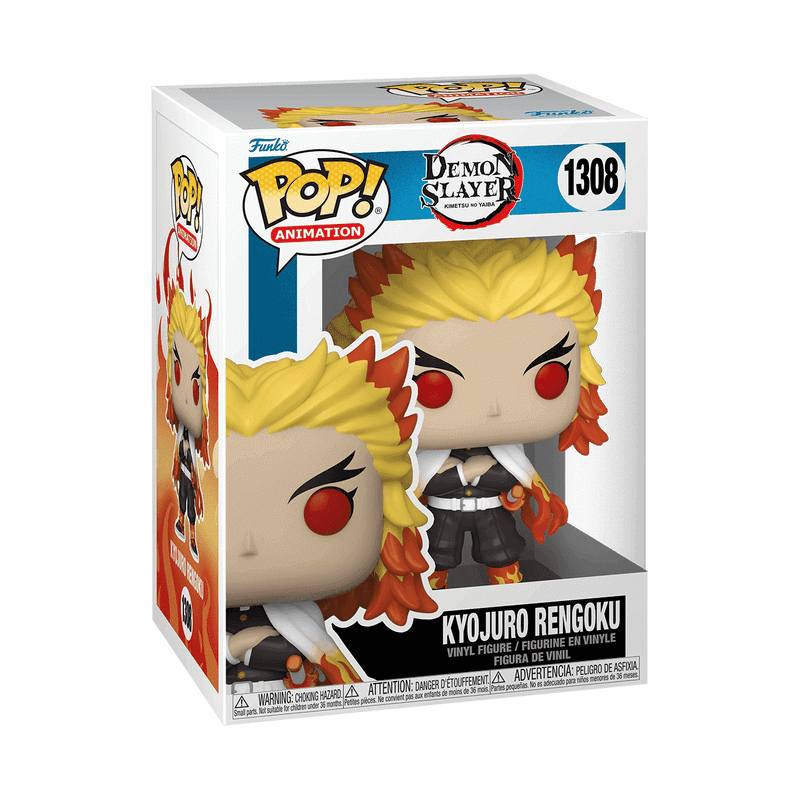 Funko Pop! Animation: Demon Slayer - Kyojuro Rengoku | 9 cm Vinyl-Sammlerfigur - AnimeGo