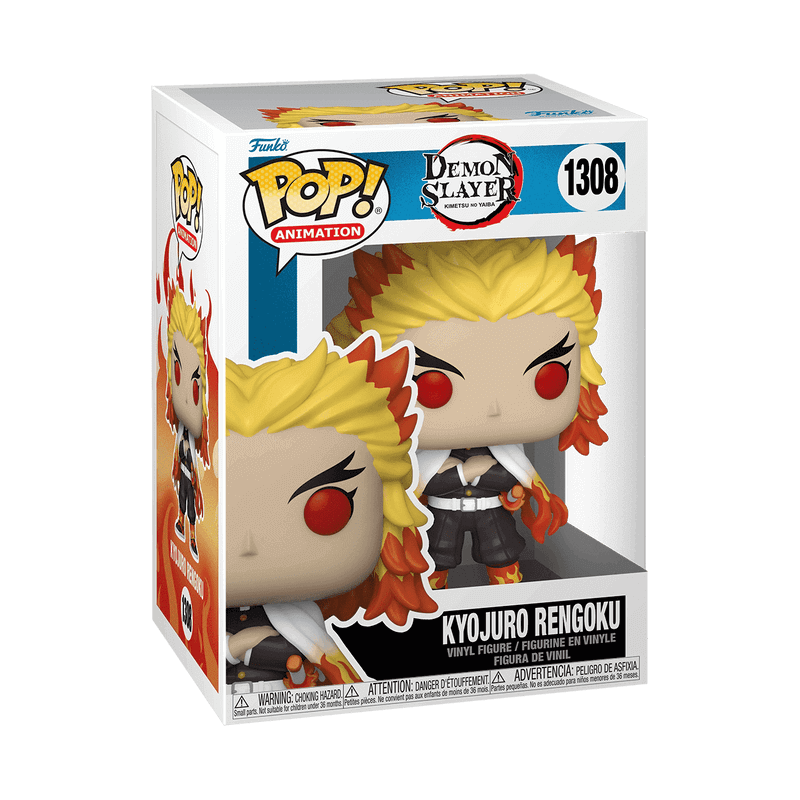 Funko Pop! Animation: Demon Slayer - Kyojuro Rengoku | 9 cm Vinyl - Sammlerfigur - AnimeGo