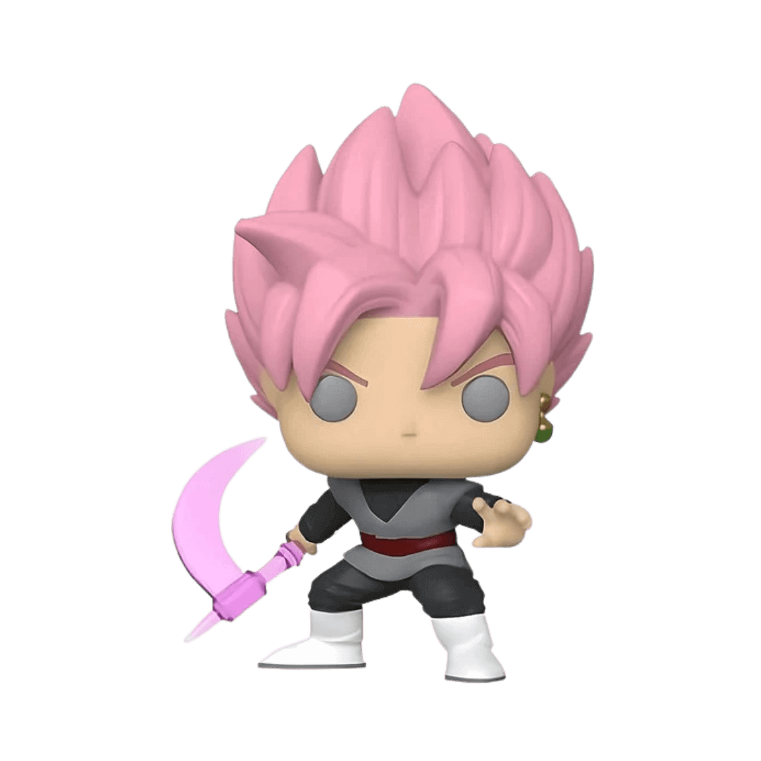 Funko Pop! Figur von Goku Black in Super Saiyan Rosé Form mit Sense aus Dragon Ball Super, 9 cm Vinylfigur.