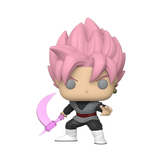 Funko Pop! Figur von Goku Black in Super Saiyan Rosé Form mit Sense aus Dragon Ball Super, 9 cm Vinylfigur.