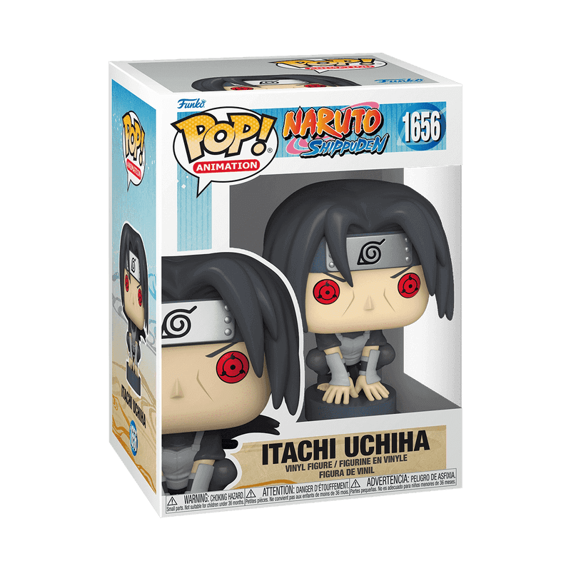 Funko Pop! Animation: Naruto Shippuden – Itachi Uchiha mit Third Stage Sharingan | 9 cm Vinyl-Sammlerfigur - AnimeGo