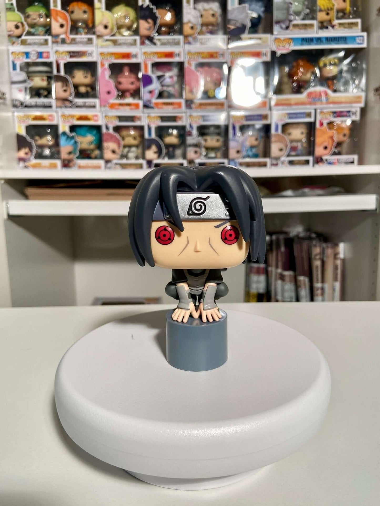 Funko Pop! Animation: Naruto Shippuden - Itachi Uchiha mit Third Stage Sharingan | 9 cm Vinyl - Sammlerfigur - AnimeGo