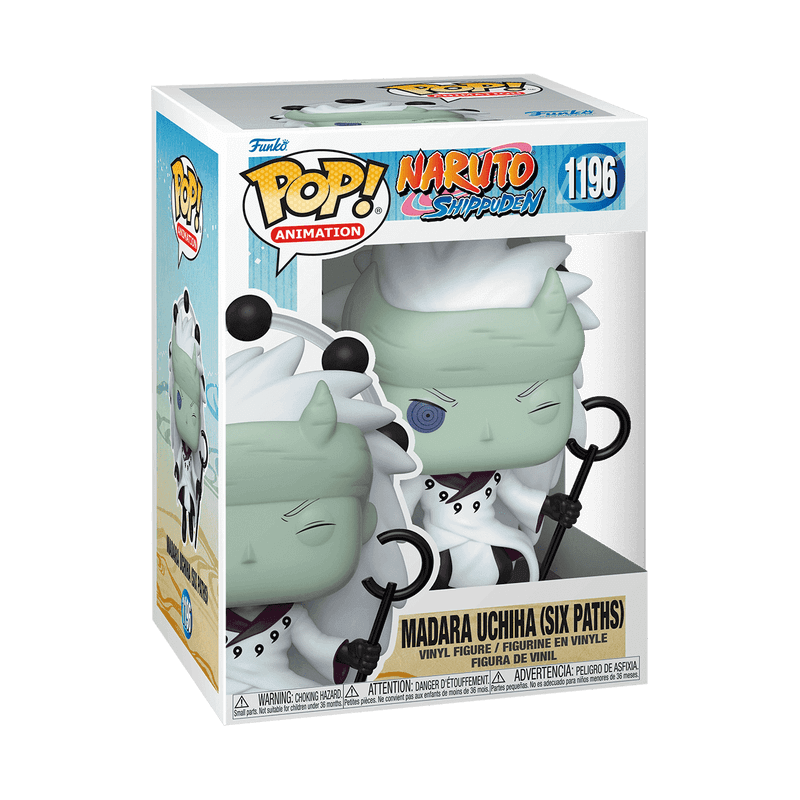 Funko Pop! Figur von Madara Uchiha im Fensterbox (Six Paths) aus Naruto Shippuden, 9 cm Vinylfigur im Sage Mode mit atemberaubenden Details.