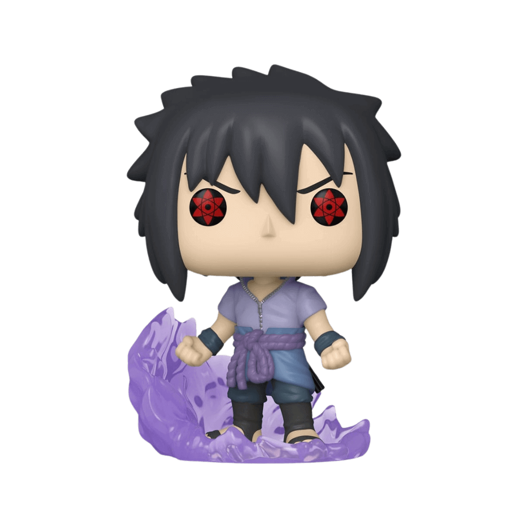 Funko Pop! Figur von Sasuke Uchiha mit der ersten Form seines Susano’o aus Naruto Shippuden. 9 cm Vinylfigur in epischer Pose.