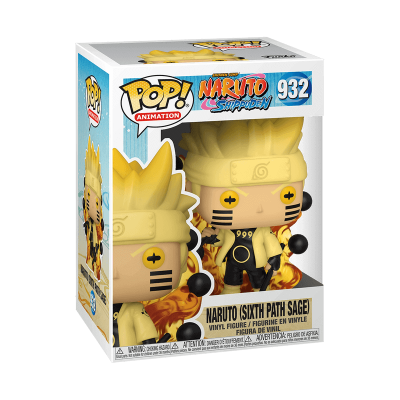 Funko Pop! Animation: Naruto Shippuden - Six Path Sage Naruto | 9 cm Vinyl-Sammlerfigur - AnimeGo