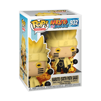 Funko Pop! Animation: Naruto Shippuden - Six Path Sage Naruto | 9 cm Vinyl - Sammlerfigur - AnimeGo