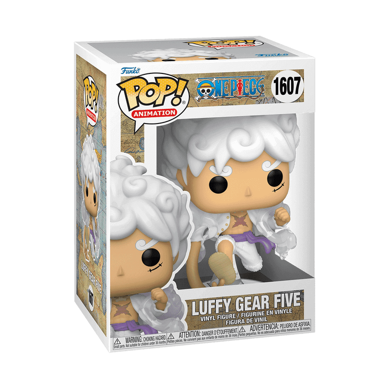 Funko Pop! Animation: One Piece – Luffy Gear Five | 9 cm Vinyl-Sammlerfigur (mit Chase-Variante) - AnimeGo