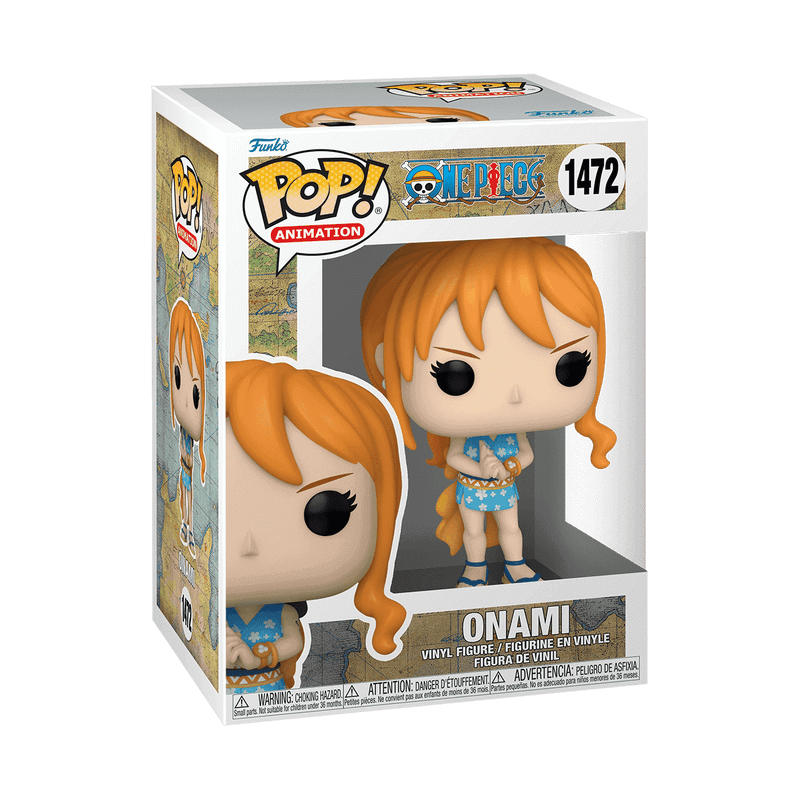 Funko Pop! Animation: One Piece - Onami (Nami) im Wano - Outfit im Fensterbox | 9 cm Vinyl - Sammlerfigur - AnimeGo