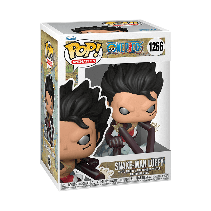 Funko Pop! Vinylfigur – Luffy in Snake-Man-Form (Gear 4) aus One Piece – 9 cm

