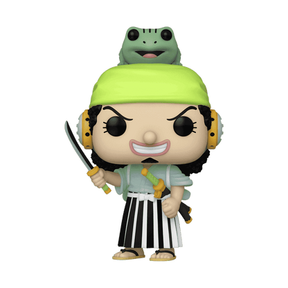 Funko Pop! Animation: One Piece - Lysop im Wano - Outfit | 9 cm Vinyl - Sammlerfigur - AnimeGo