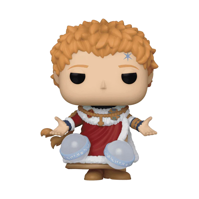 Julius Novachrono Funko Pop Figur mit Magie-Effekt aus Black Clover, 9 cm groß.