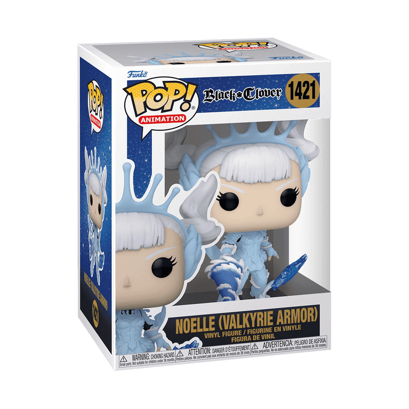 Funko Pop! Black Clover – Noelle Silva mit Valkyrie Armor, 9 cm Vinylfigur für Sammler.