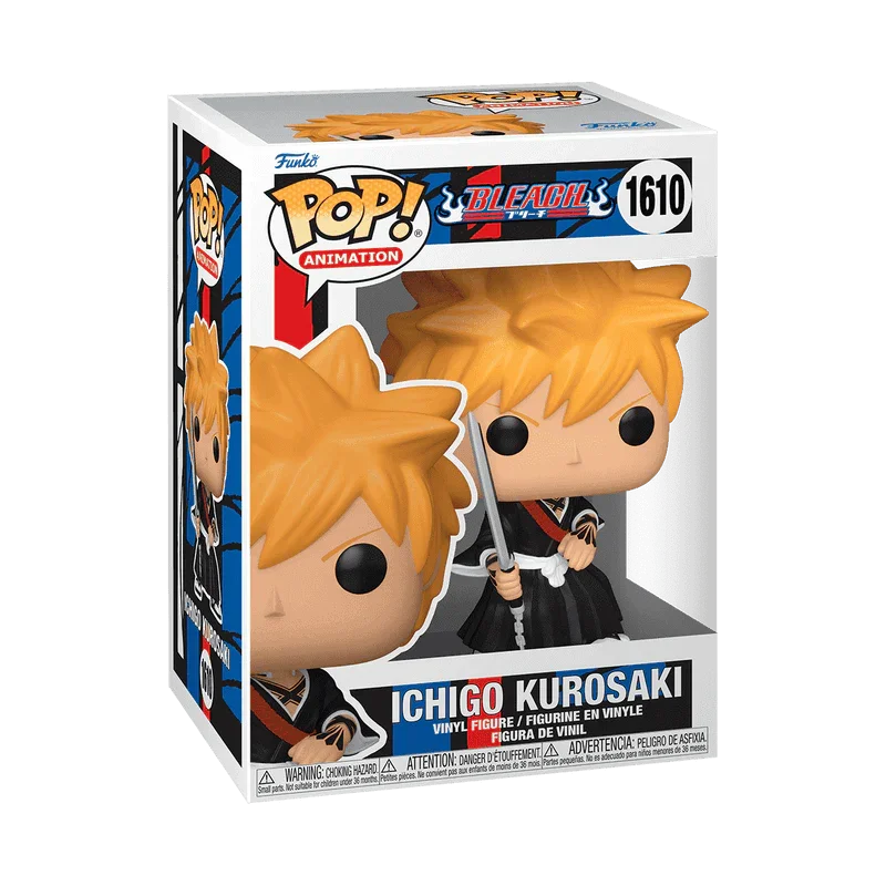 Funko Pop! Bleach – Ichigo Kurosaki (mit Chase-Variante) | 9 cm Vinyl-Figur - AnimeGo