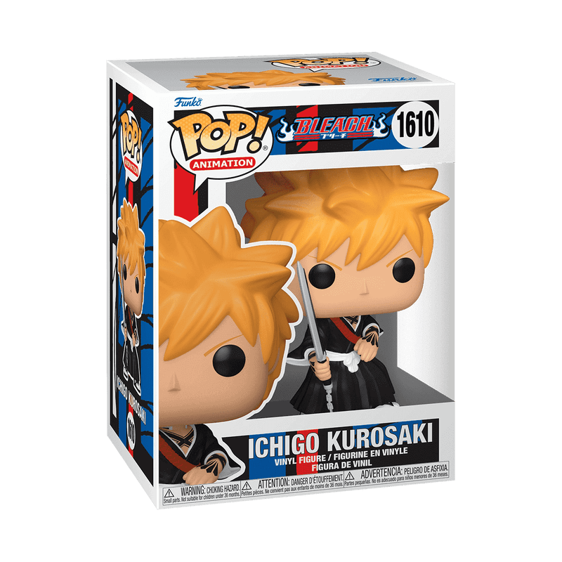 Funko Pop! Bleach – Ichigo Kurosaki im Fensterbox, 9 cm Vinylfigur mit Chance auf Chase-Variante für Sammler.