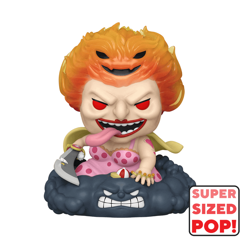 Funko Pop! Deluxe – Hungry Big Mom, 17,4 cm Vinylfigur mit Big Mom und ihren Homies aus One Piece.