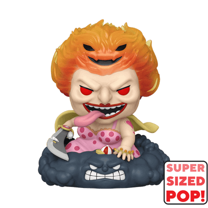 Funko Pop! Deluxe – Hungry Big Mom, 17,4 cm Vinylfigur mit Big Mom und ihren Homies aus One Piece.