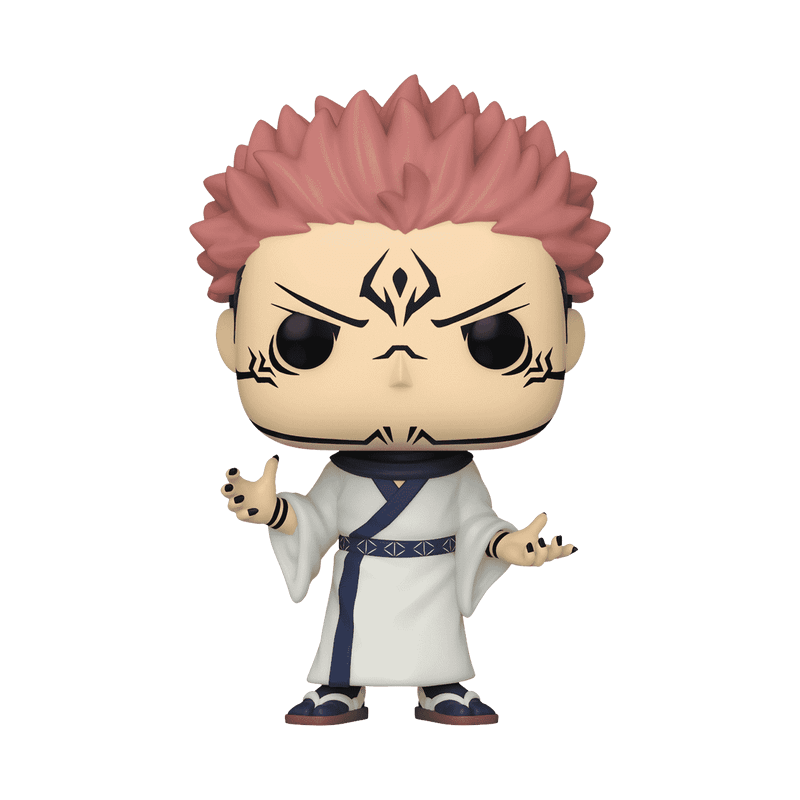 Funko Pop! Jujutsu Kaisen – Ryomen Sukuna Figur in 9 cm, detailreiches Design, perfekt für Sammler und Anime-Fans.
