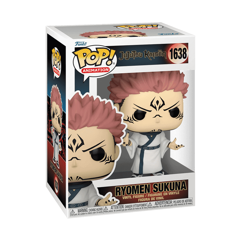 Funko Pop! Jujutsu Kaisen Ryomen Sukuna 9 cm Vinyl-Figur in Fensterbox