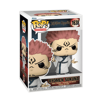 Funko Pop! Jujutsu Kaisen Ryomen Sukuna 9 cm Vinyl-Figur in Fensterbox