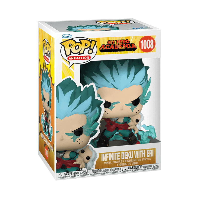 Funko Pop! My Hero Academia – Infinite Deku mit Eri Vinyl-Figur – 9 cm im Fensterbox