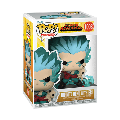 Funko Pop! My Hero Academia – Infinite Deku mit Eri Vinyl-Figur – 9 cm im Fensterbox