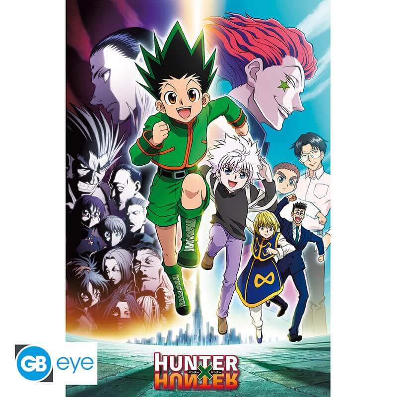 Hunter X Hunter Brigade Fantôme Poster 91,5 x 61 cm – Action-Moment mit Gon und Freunden

