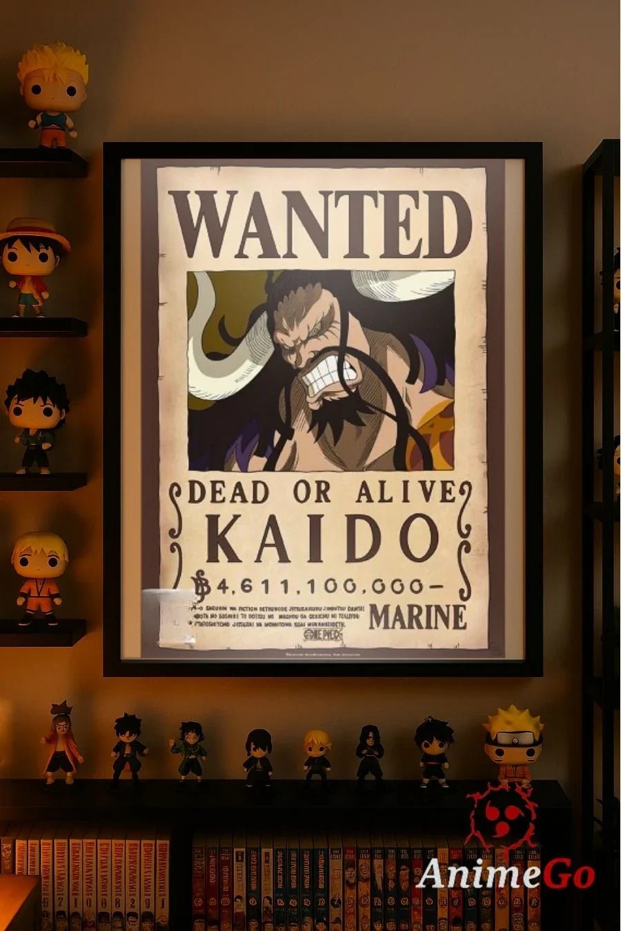 Kaido – Wanted Poster (52 × 38 cm) - AnimeGo