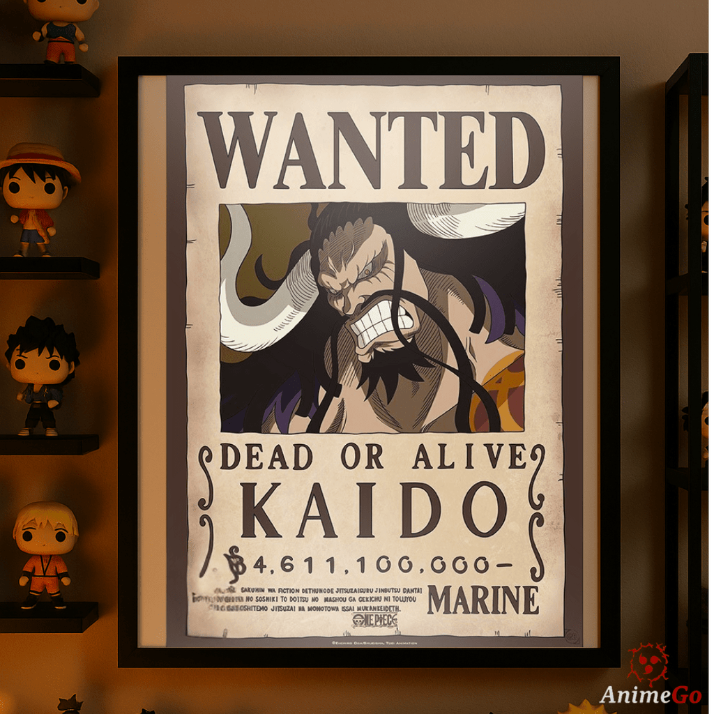 Kaido – Wanted Poster (52 × 38 cm) - AnimeGo