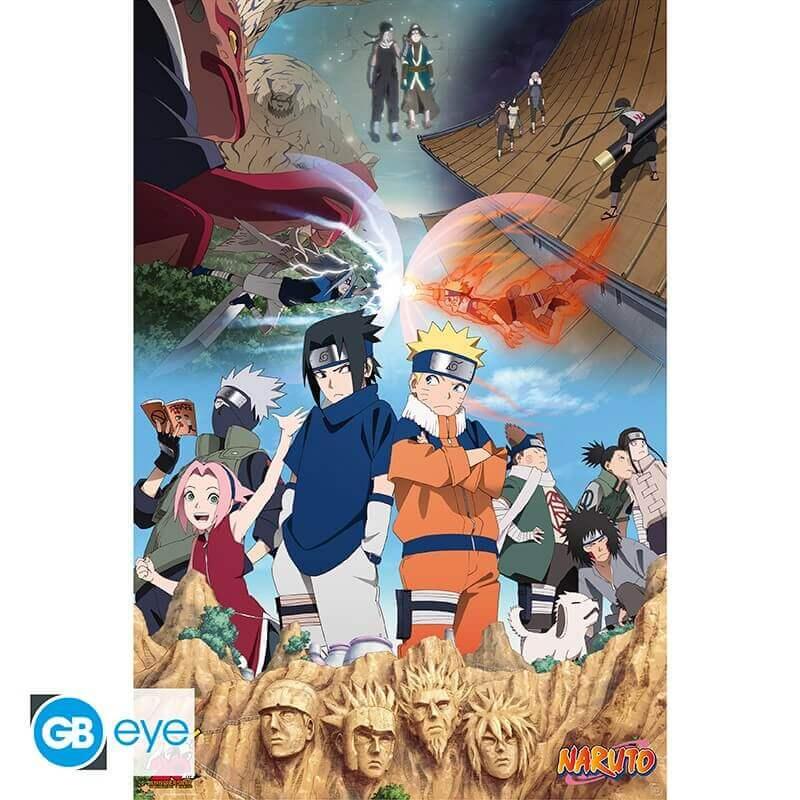 Naruto – Poster 91,5 x 61 cm | Die Willenskraft des Feuers - AnimeGo